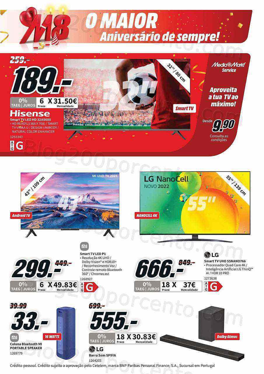 Antevisão Folheto MEDIA MARKT Promoções de 18 a 29 maio