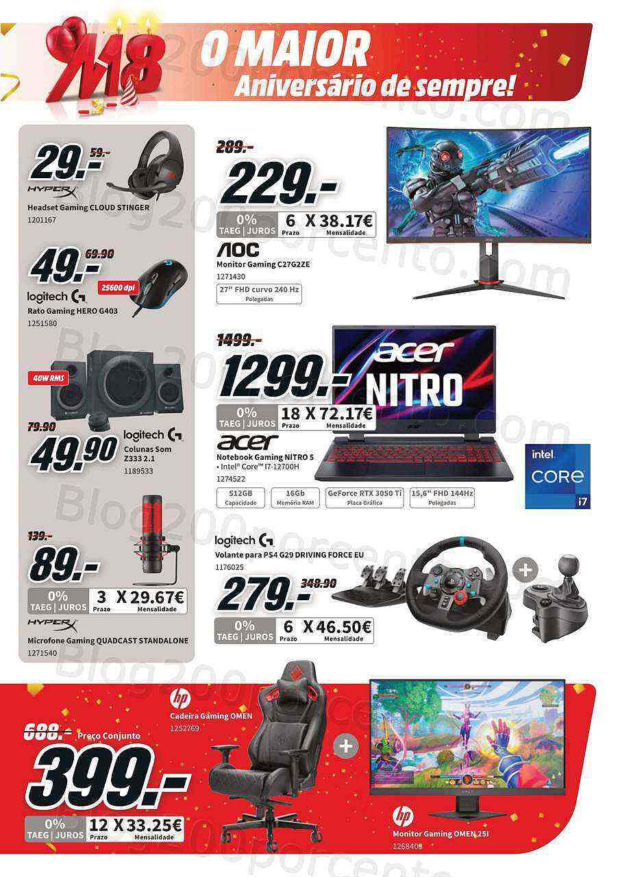 Antevisão Folheto MEDIA MARKT Promoções de 18 a 29 maio