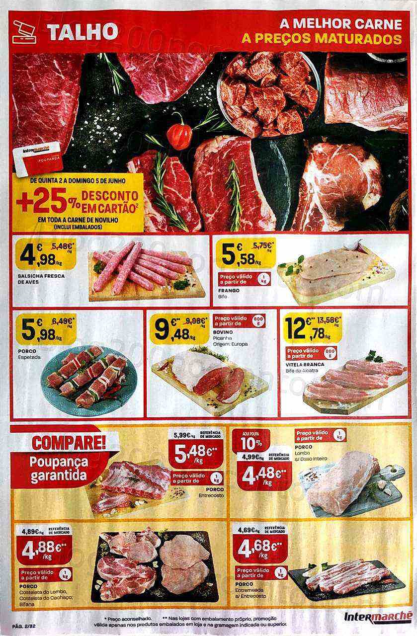 Antevisão Folheto INTERMARCHÉ Promoções de 2 a 8 junho