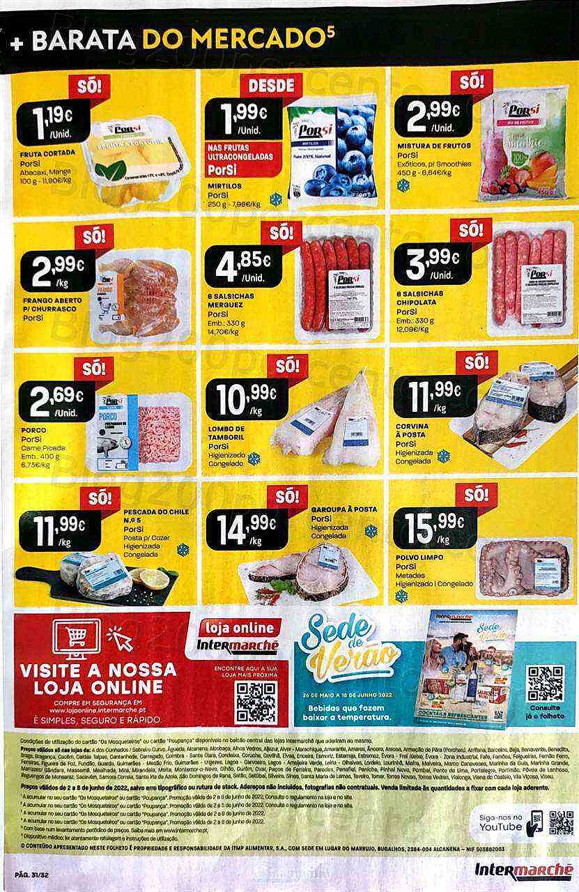 Antevisão Folheto INTERMARCHÉ Promoções de 2 a 8 junho