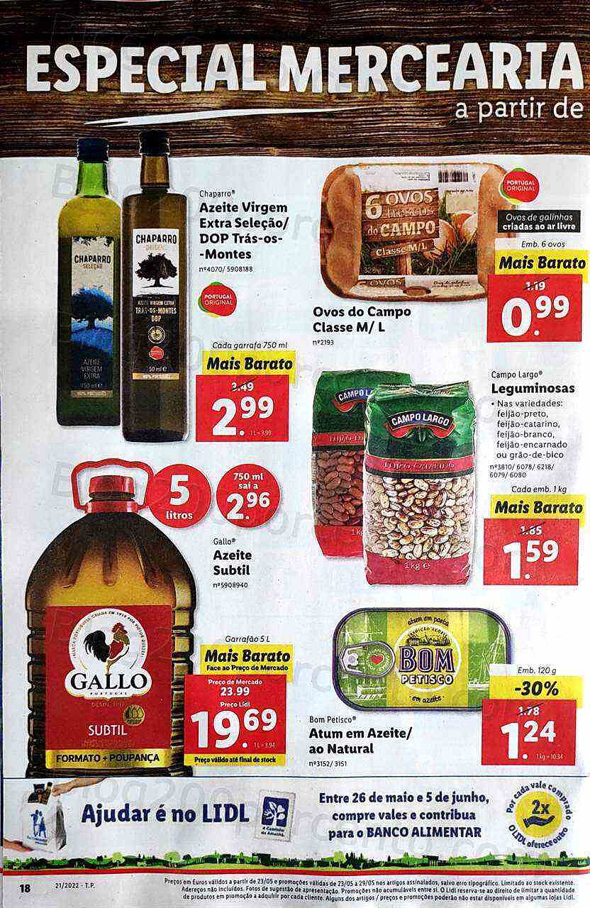 Antevisão Folheto LIDL Promoções de 23 a 29 maio