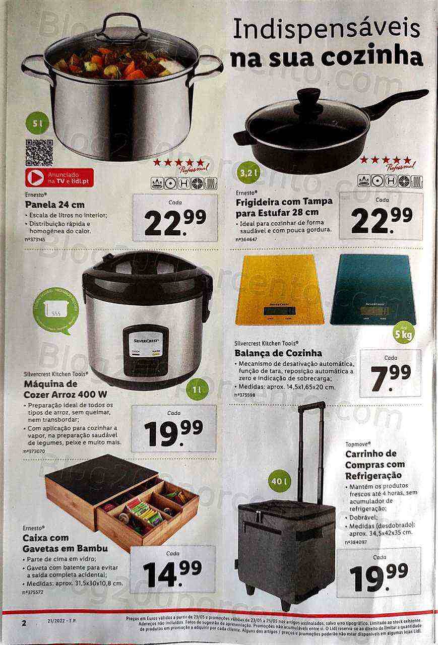 Antevisão Folheto LIDL Promoções de 23 a 29 maio