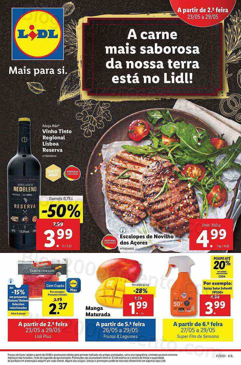 Antevisão Folheto LIDL Edição Digital Promoções de 23 a 29 maio
