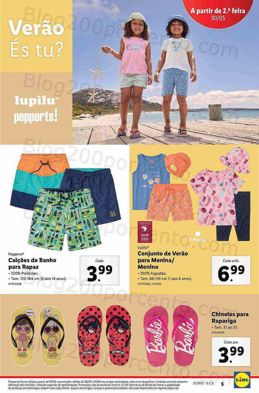 Antevisão Folheto LIDL Promoções de 30 maio a 5 junho