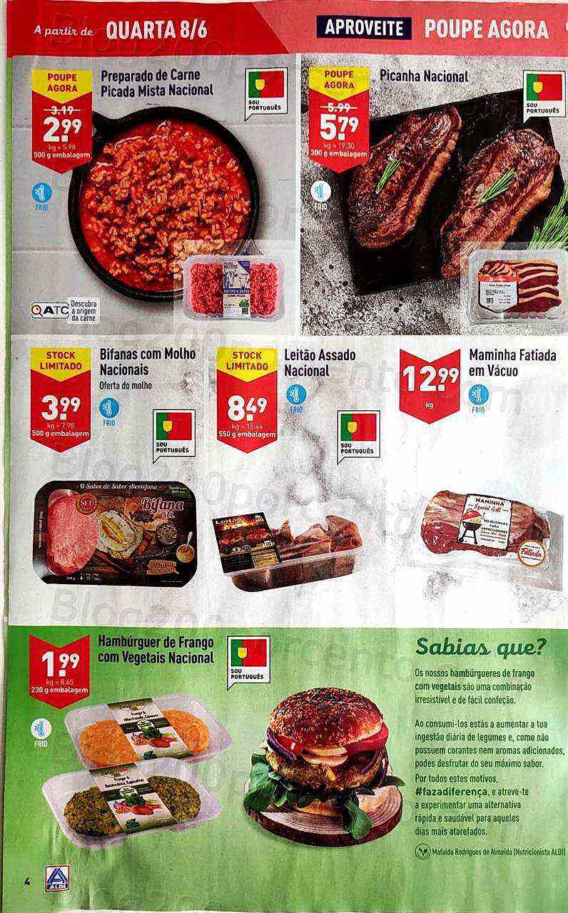 Antevisão Folheto ALDI Promoções de 8 a 14 junho