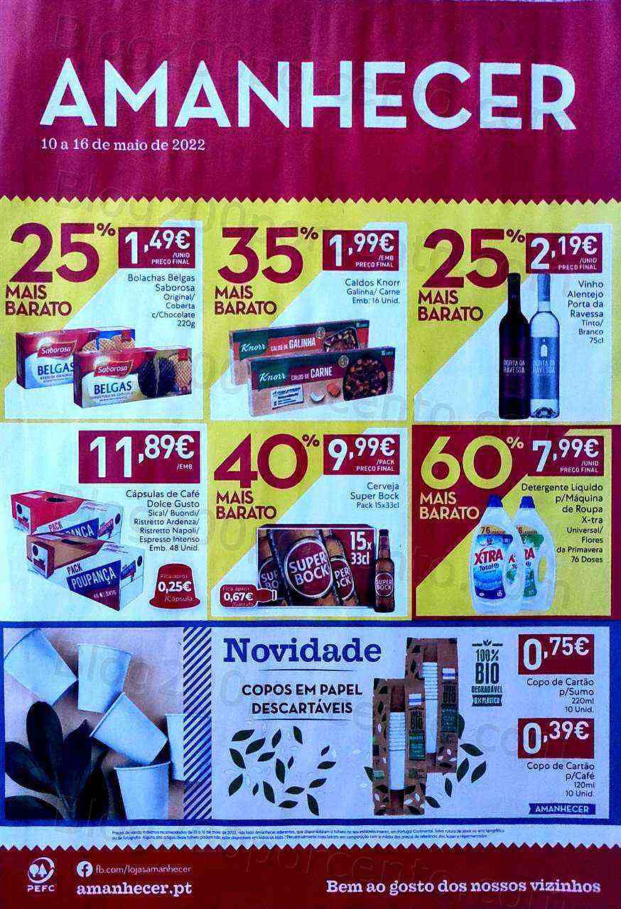 Antevisão Folheto AMANHECER Promoções de 10 a 16 maio