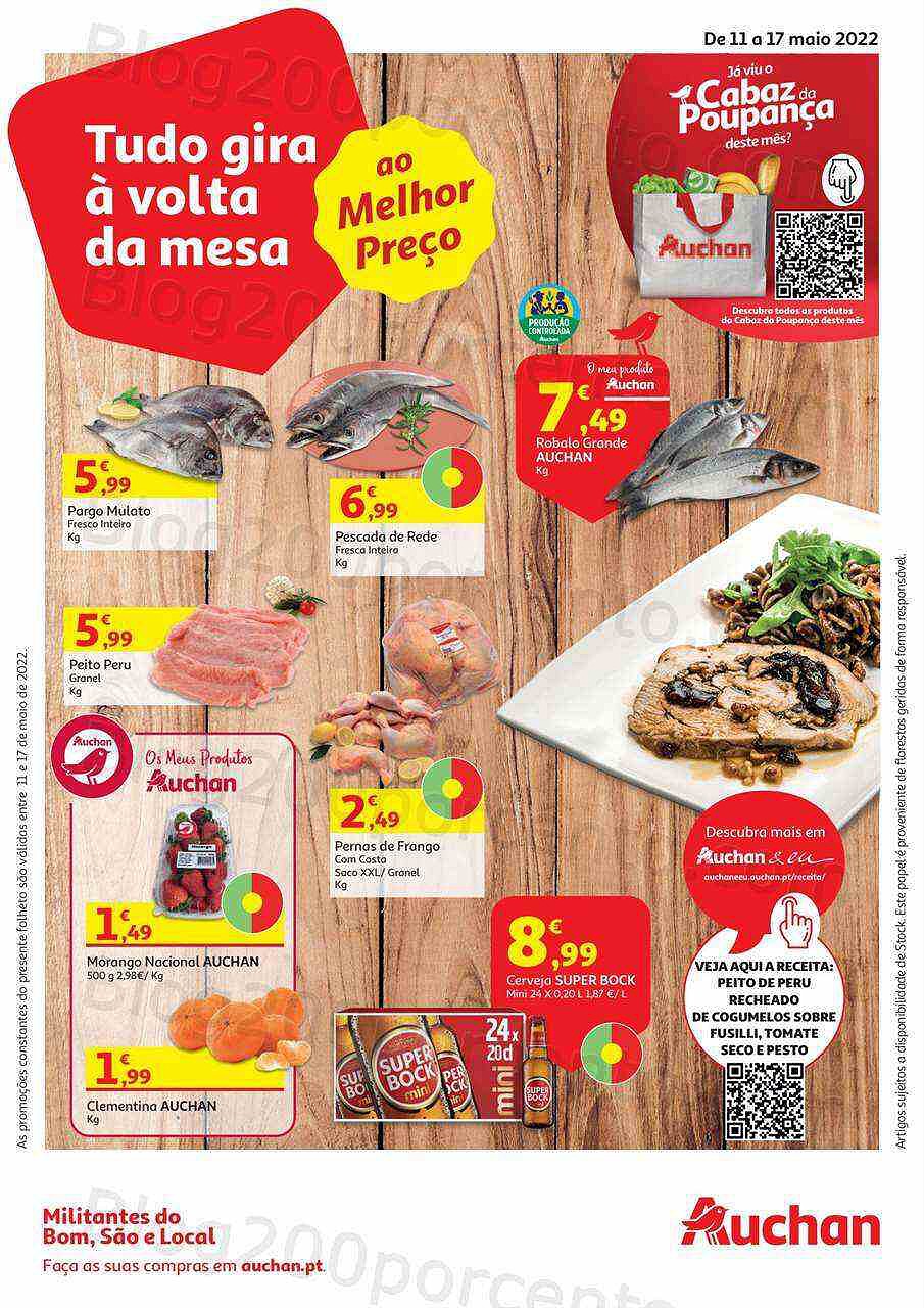 Antevisão Folheto AUCHAN Promoções de 11 a 17 maio