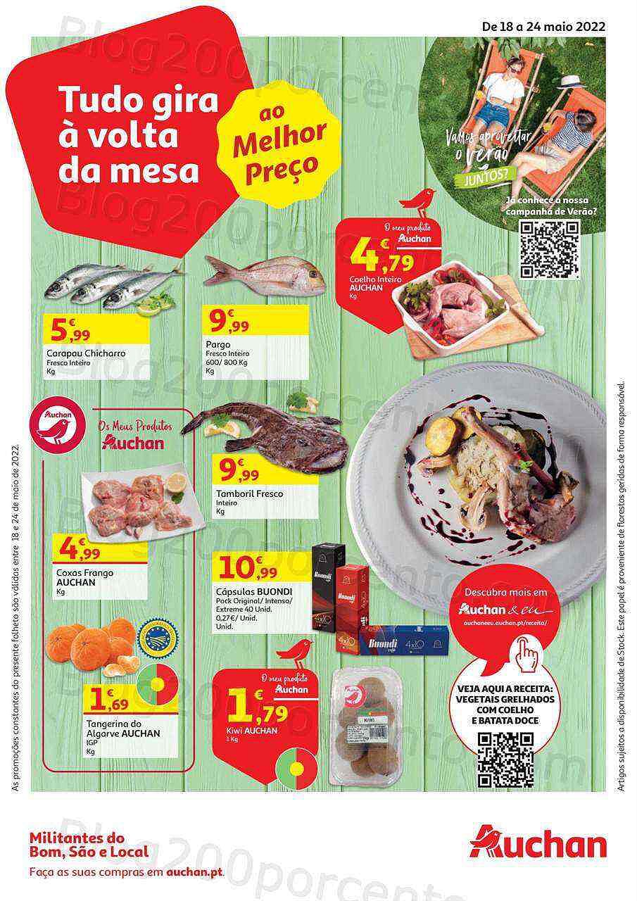 Antevisão Folheto AUCHAN Promoções de 18 a 24 maio