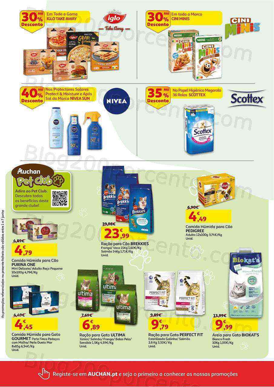 Antevisão Folheto AUCHAN Promoções de 1 a 7 junho