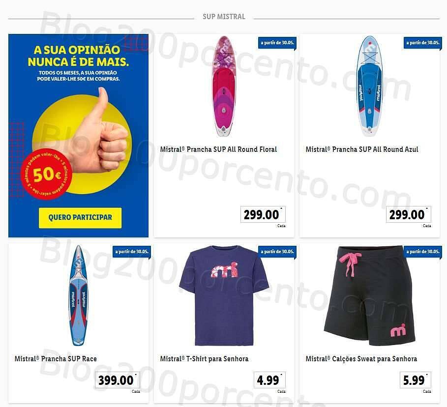 Antevisão Folheto LIDL Bazar Promoções a partir de 30 maio