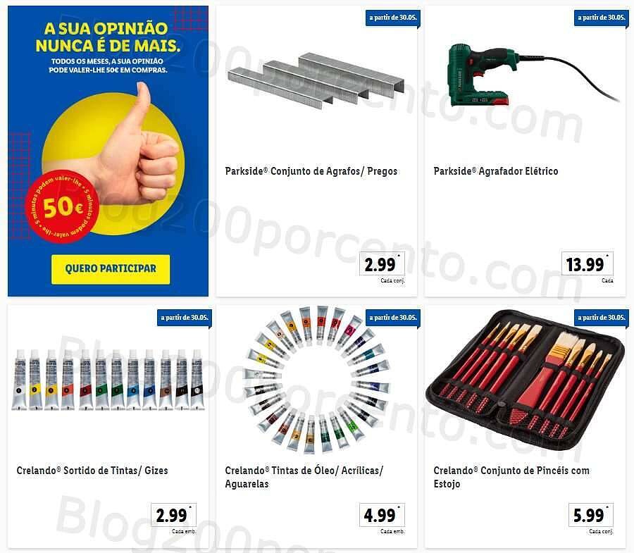 Antevisão Folheto LIDL Bazar Promoções a partir de 30 maio