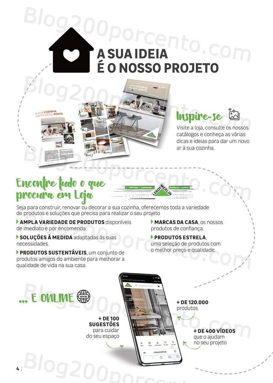 Antevisão Folheto LEROY MERLIN Cozinhas Promoções de 13 maio a 13 julho
