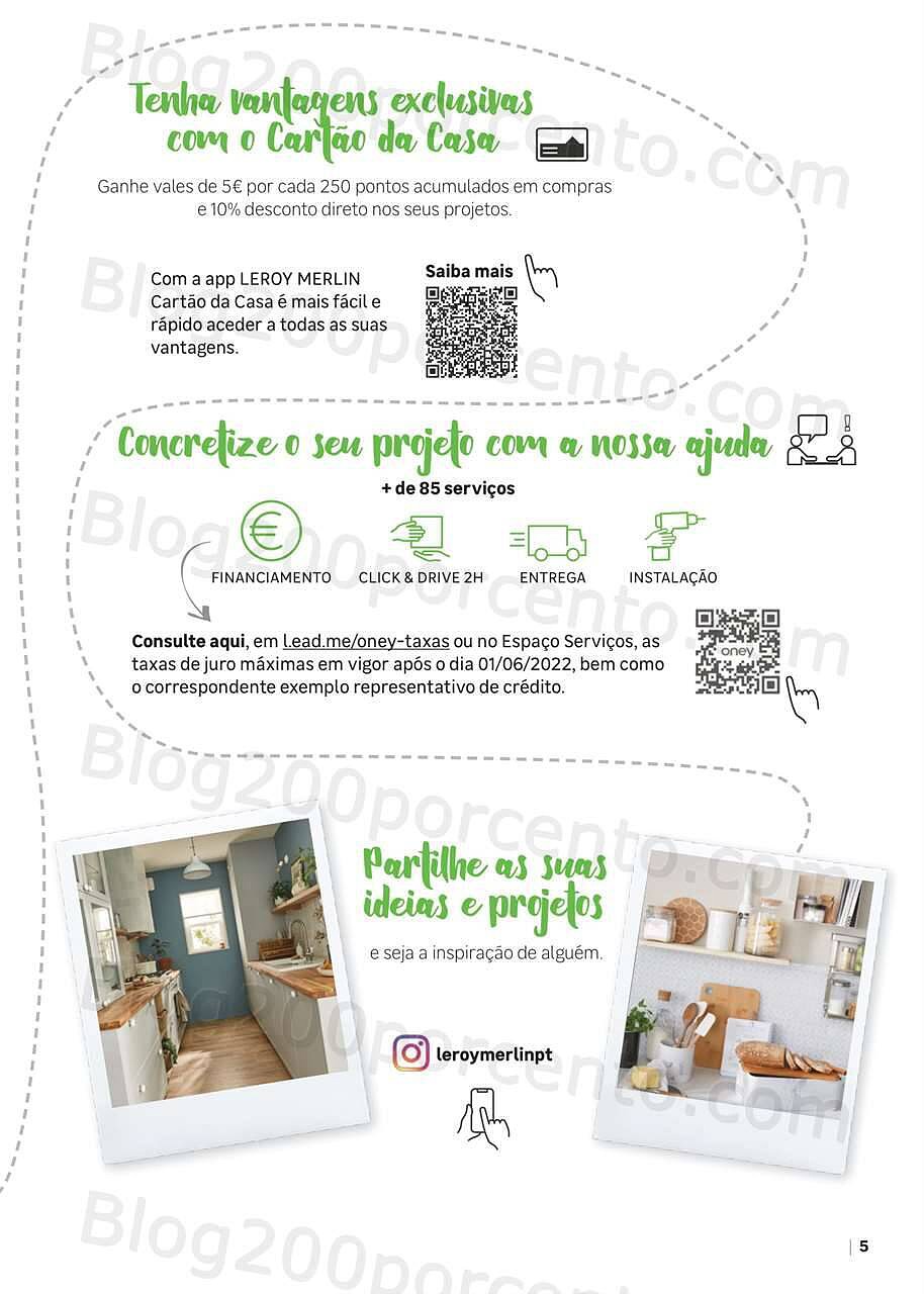 Antevisão Folheto LEROY MERLIN Cozinhas Promoções de 13 maio a 13 julho