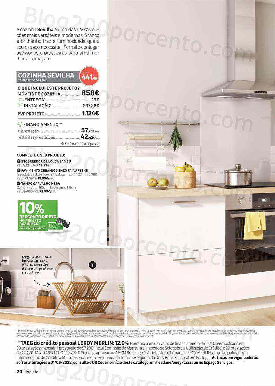 Antevisão Folheto LEROY MERLIN Cozinhas Promoções de 13 maio a 13 julho