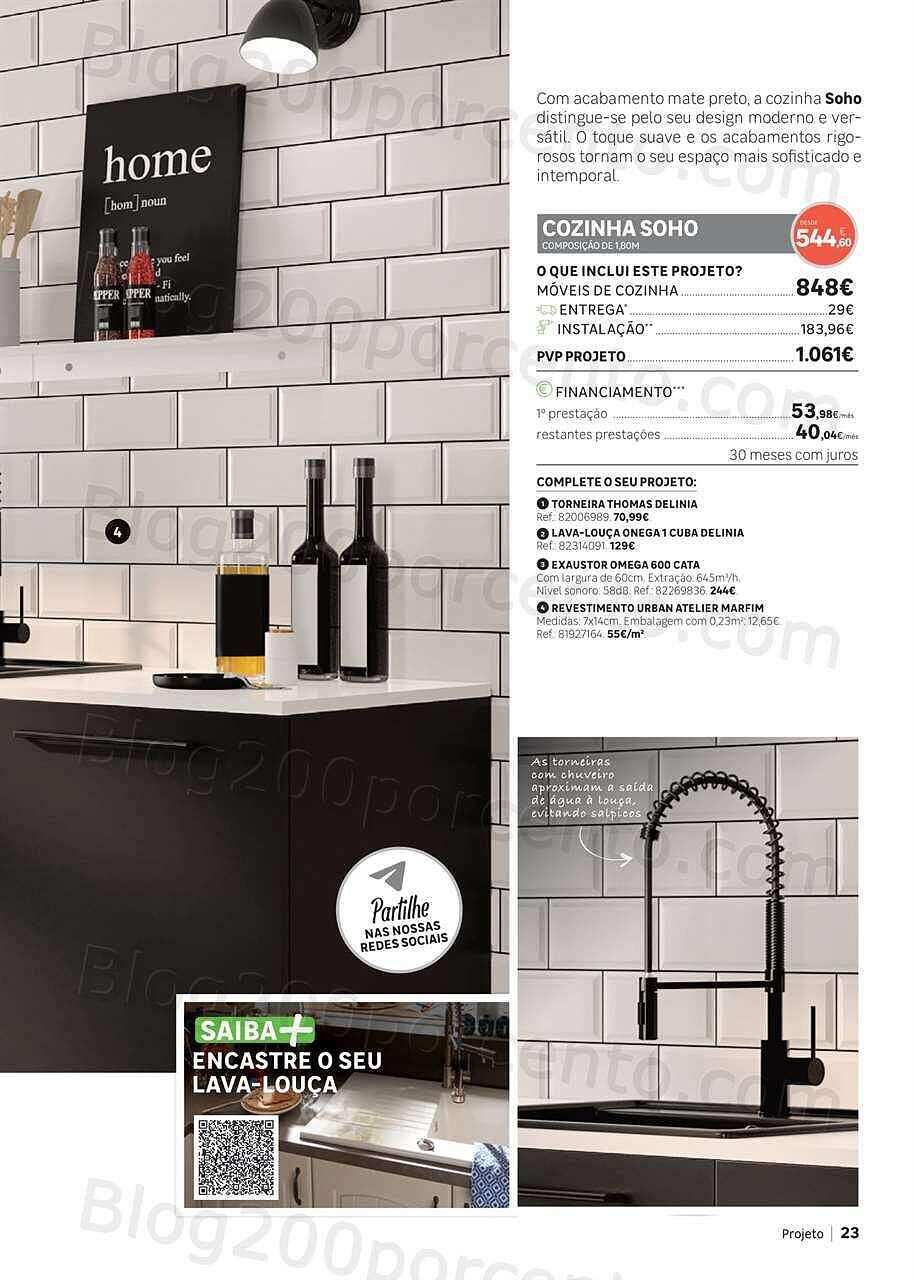 Antevisão Folheto LEROY MERLIN Cozinhas Promoções de 13 maio a 13 julho