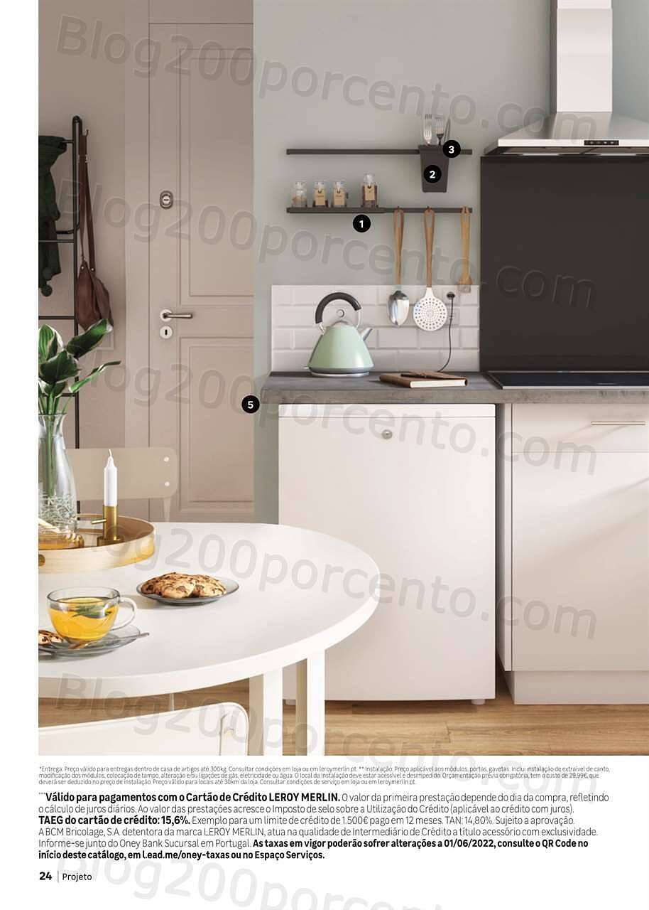 Antevisão Folheto LEROY MERLIN Cozinhas Promoções de 13 maio a 13 julho