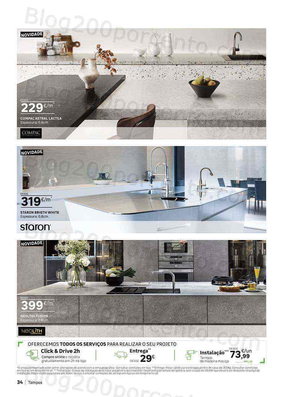 Antevisão Folheto LEROY MERLIN Cozinhas Promoções de 13 maio a 13 julho