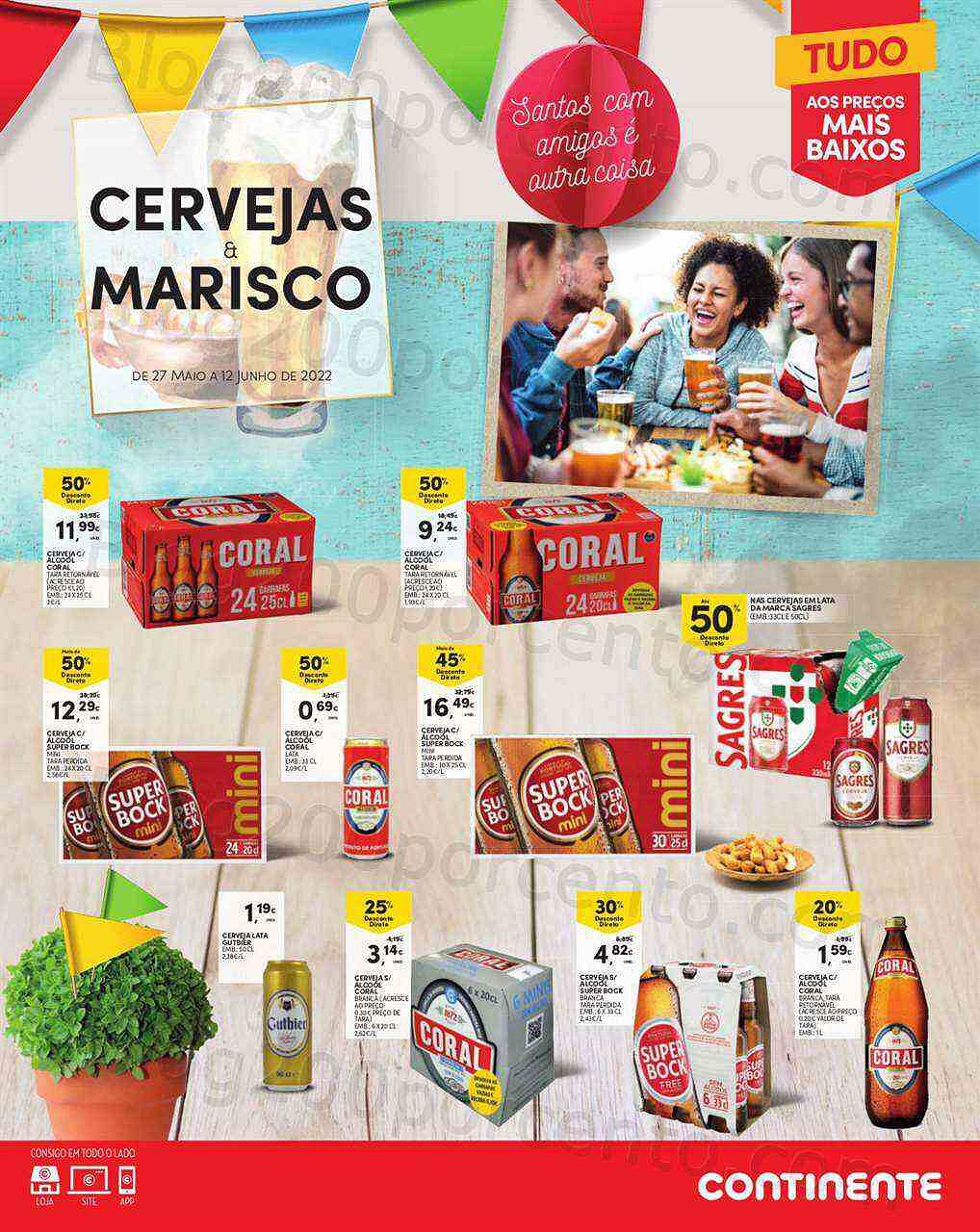 Antevisão Folheto Cervejas e Mariscos Madeira