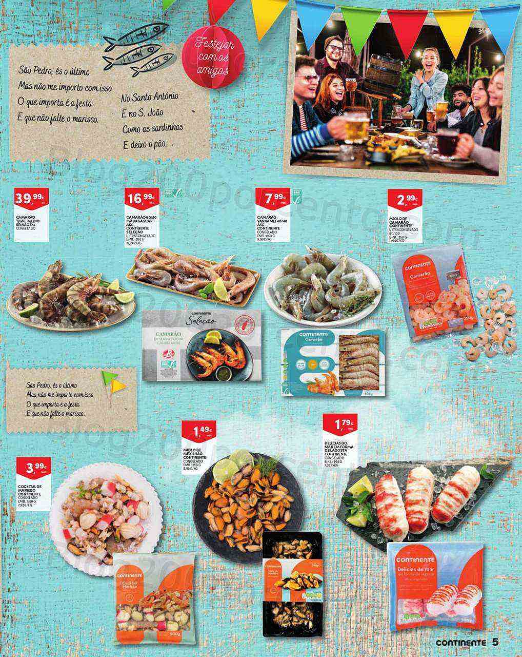 Antevisão Folheto Cervejas e Mariscos Madeira