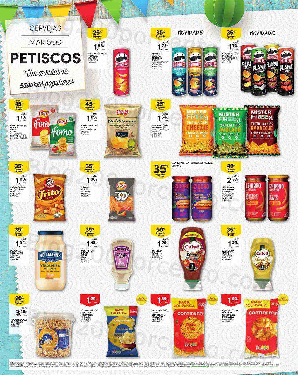 Antevisão Folheto Cervejas e Mariscos Madeira