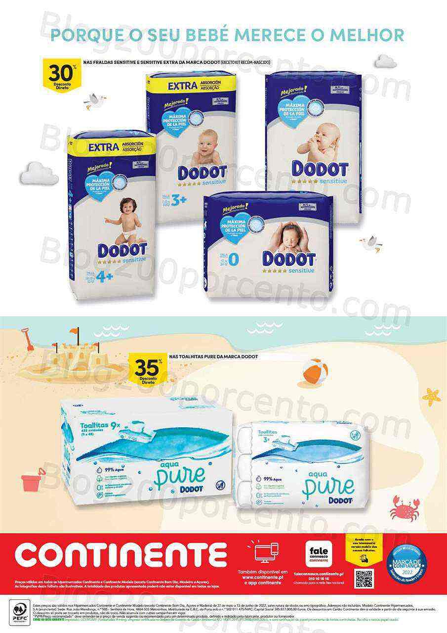 Antevisão Folheto CONTINENTE Feira do Bebé Promoções de 27 maio a 12 junho