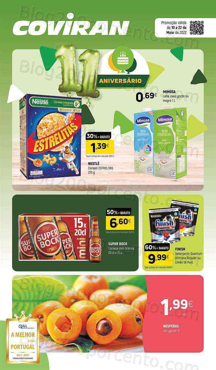 Antevisão Folheto COVIRAN Promoções de 10 a 22 maio