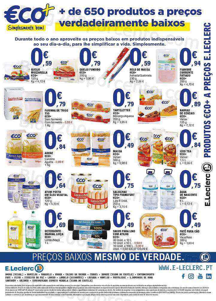 Antevisão Folheto E-LECLERC Promoções de 19 a 25 maio