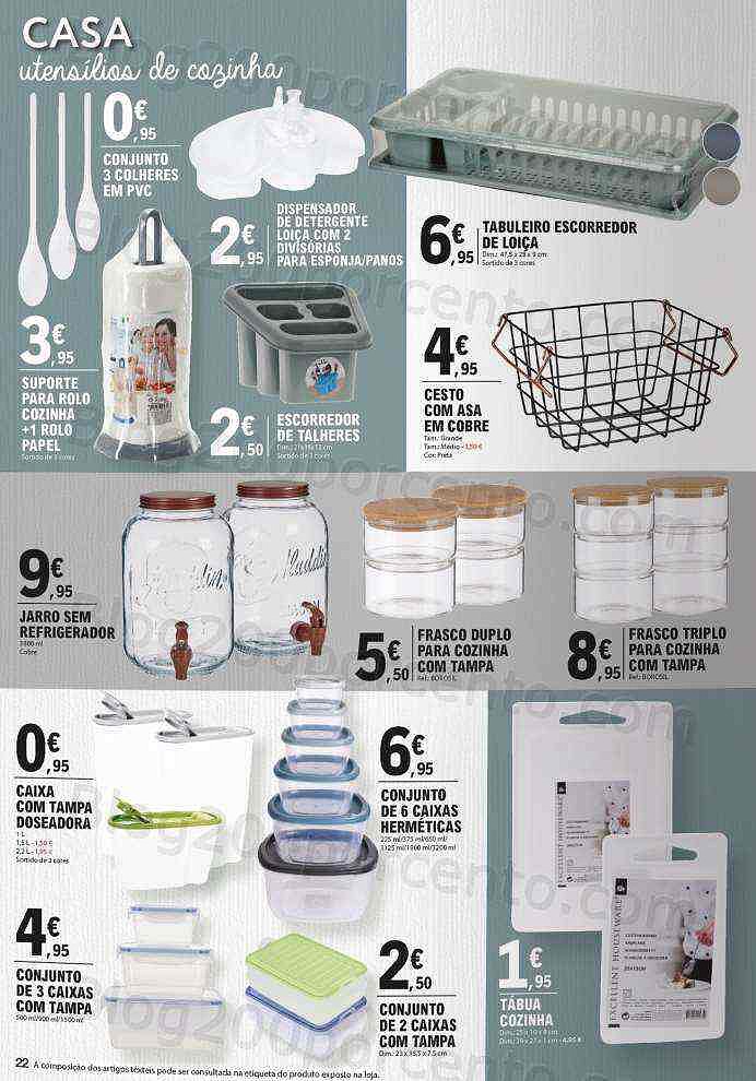 Antevisão Folheto E-LECLERC Bazar Casa Moda Promoções de 17 a 29 maio