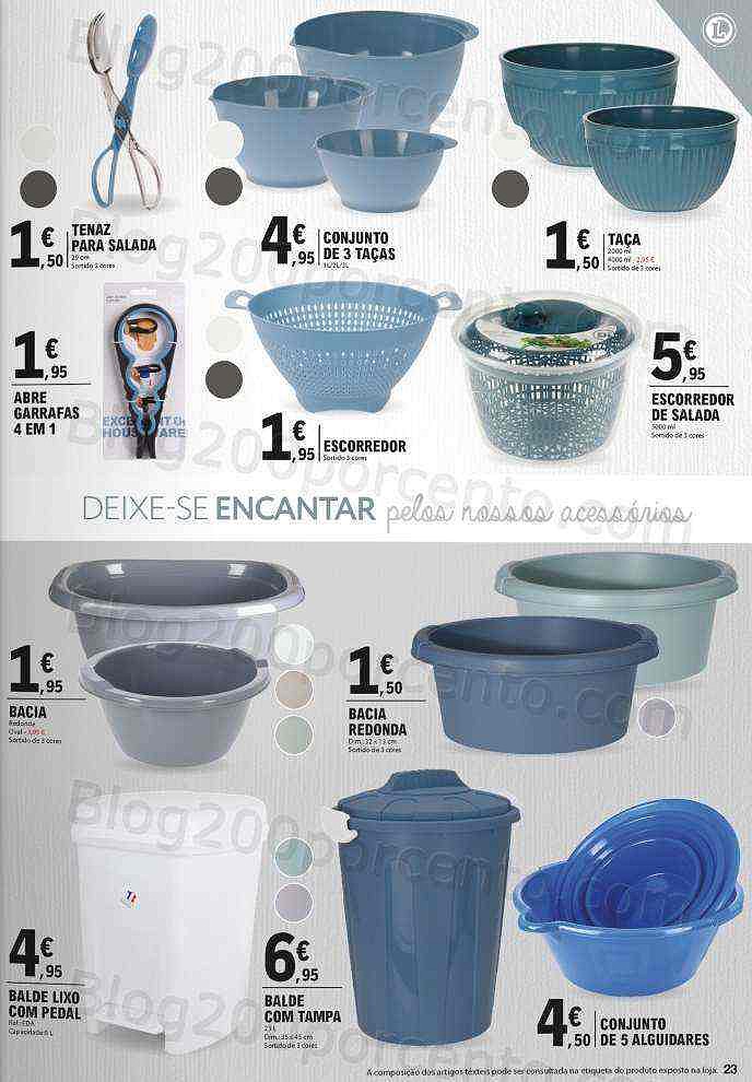 Antevisão Folheto E-LECLERC Bazar Casa Moda Promoções de 17 a 29 maio