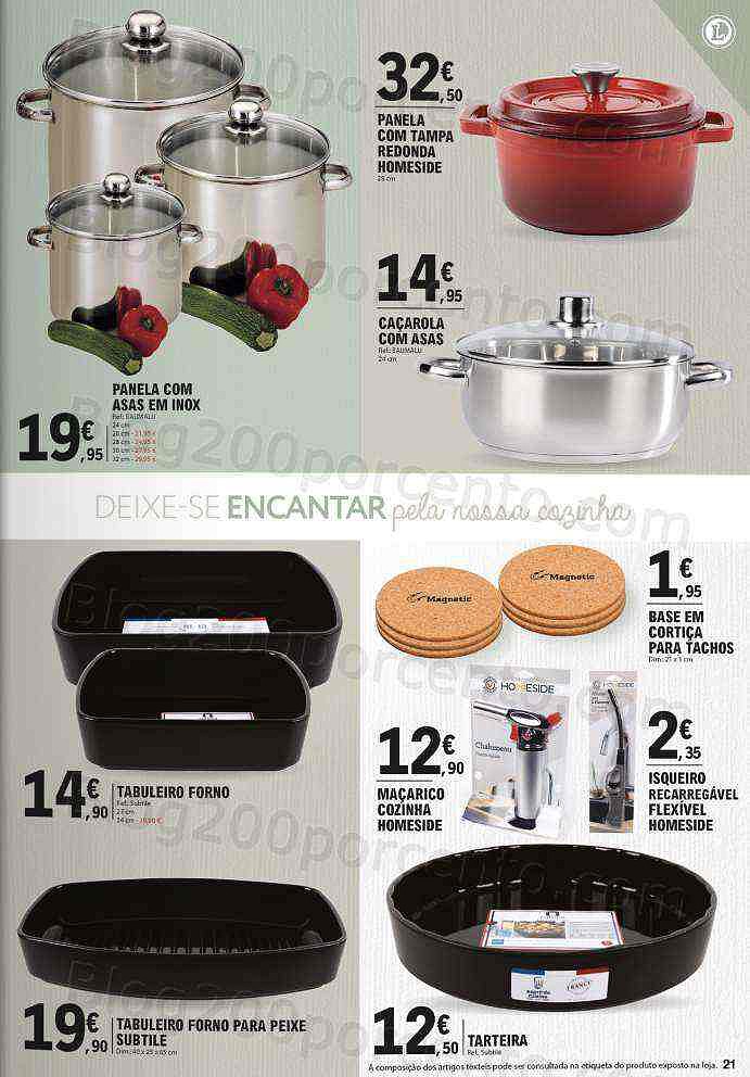 Antevisão Folheto E-LECLERC Bazar Casa Moda Promoções de 17 a 29 maio