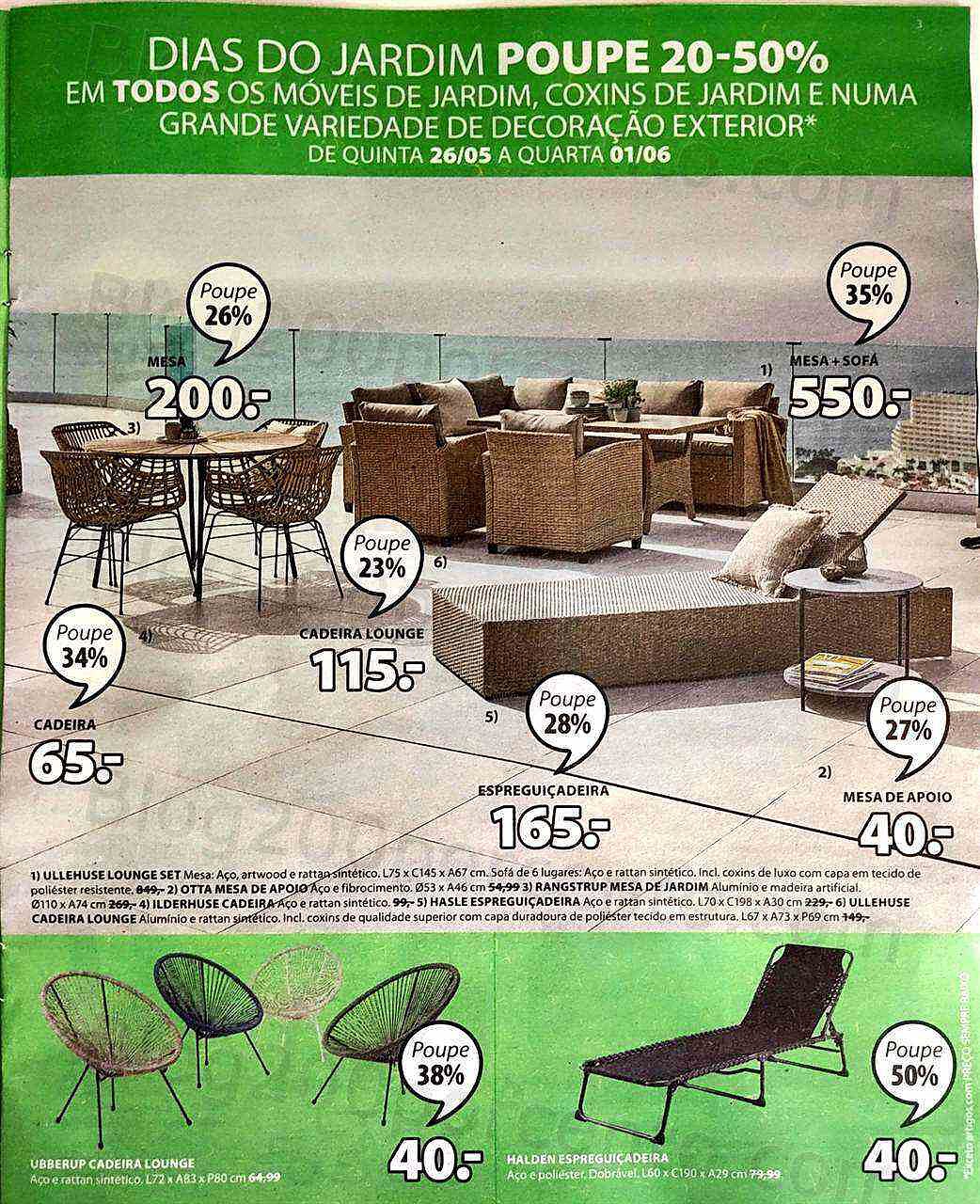 Antevisão Folheto JYSK Promoções de 26 maio a 8 junho