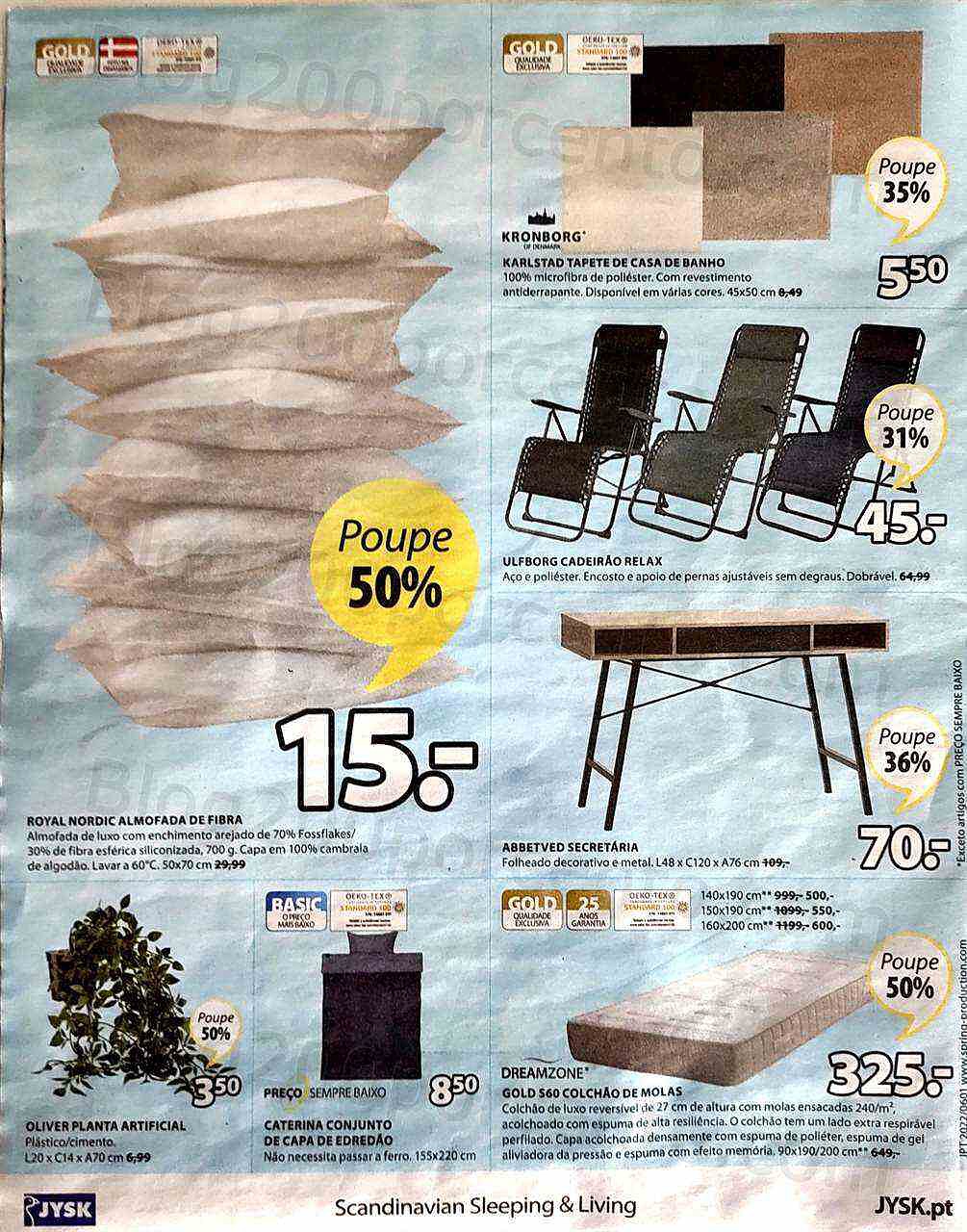 Antevisão Folheto JYSK Promoções de 2 a 15 junho