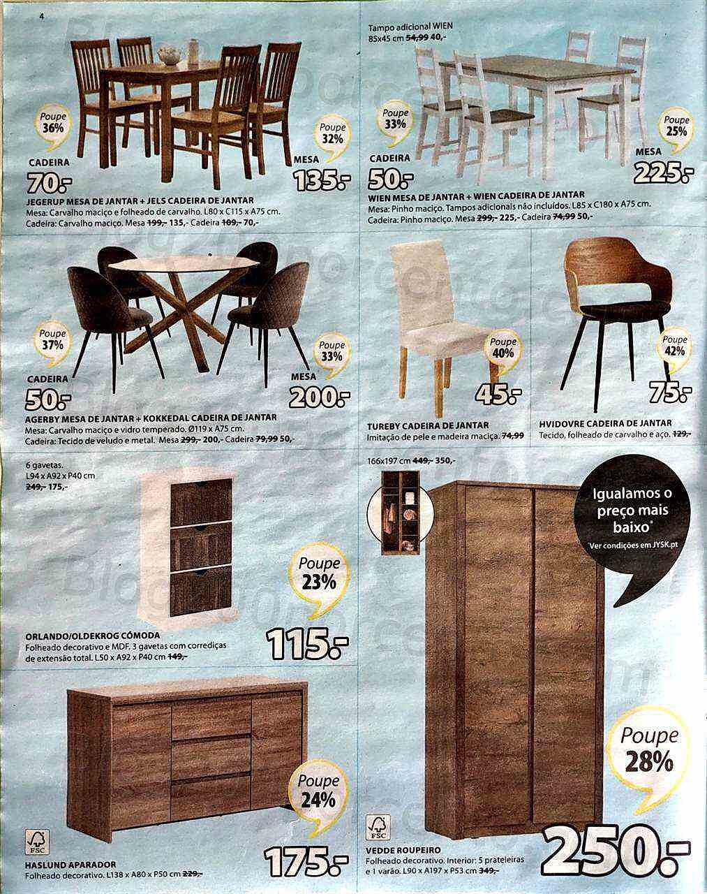 Antevisão Folheto JYSK Promoções de 2 a 15 junho