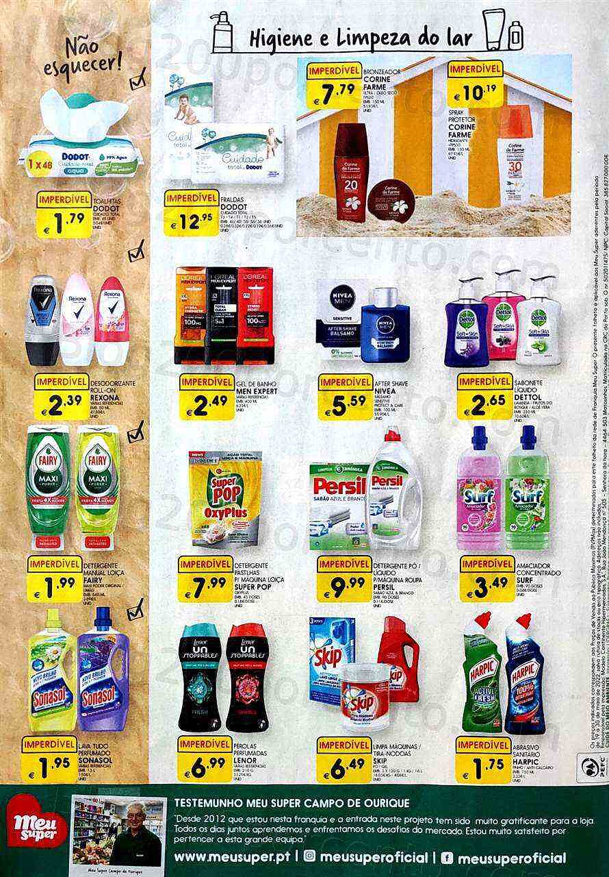 Antevisão Folheto MEU SUPER Promoções de 19 a 30 maio