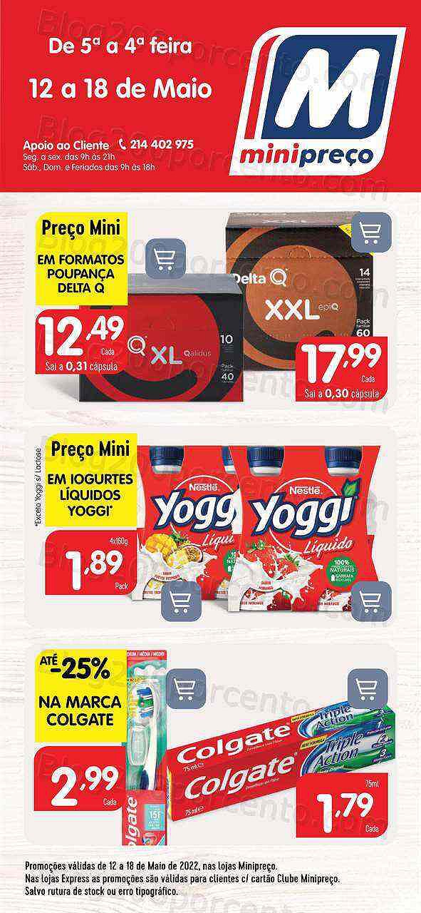 Antevisão Folheto MINIPREÇO Extra Promoções de 12 a 18 maio