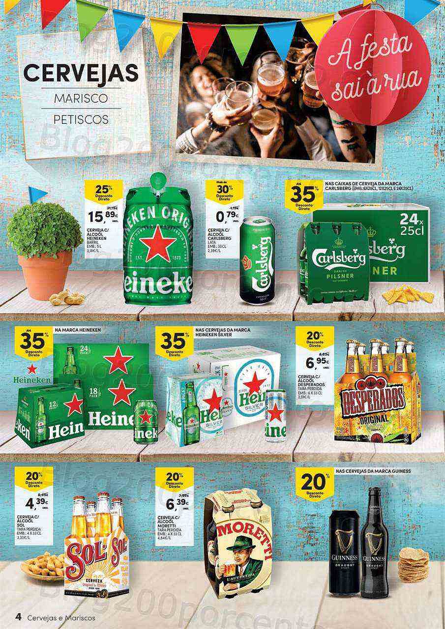 Antevisão Folheto CONTINENTE Santos Populares Promoções de 27 maio a 12 junho