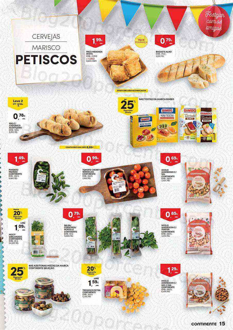 Antevisão Folheto CONTINENTE Santos Populares Promoções de 27 maio a 12 junho