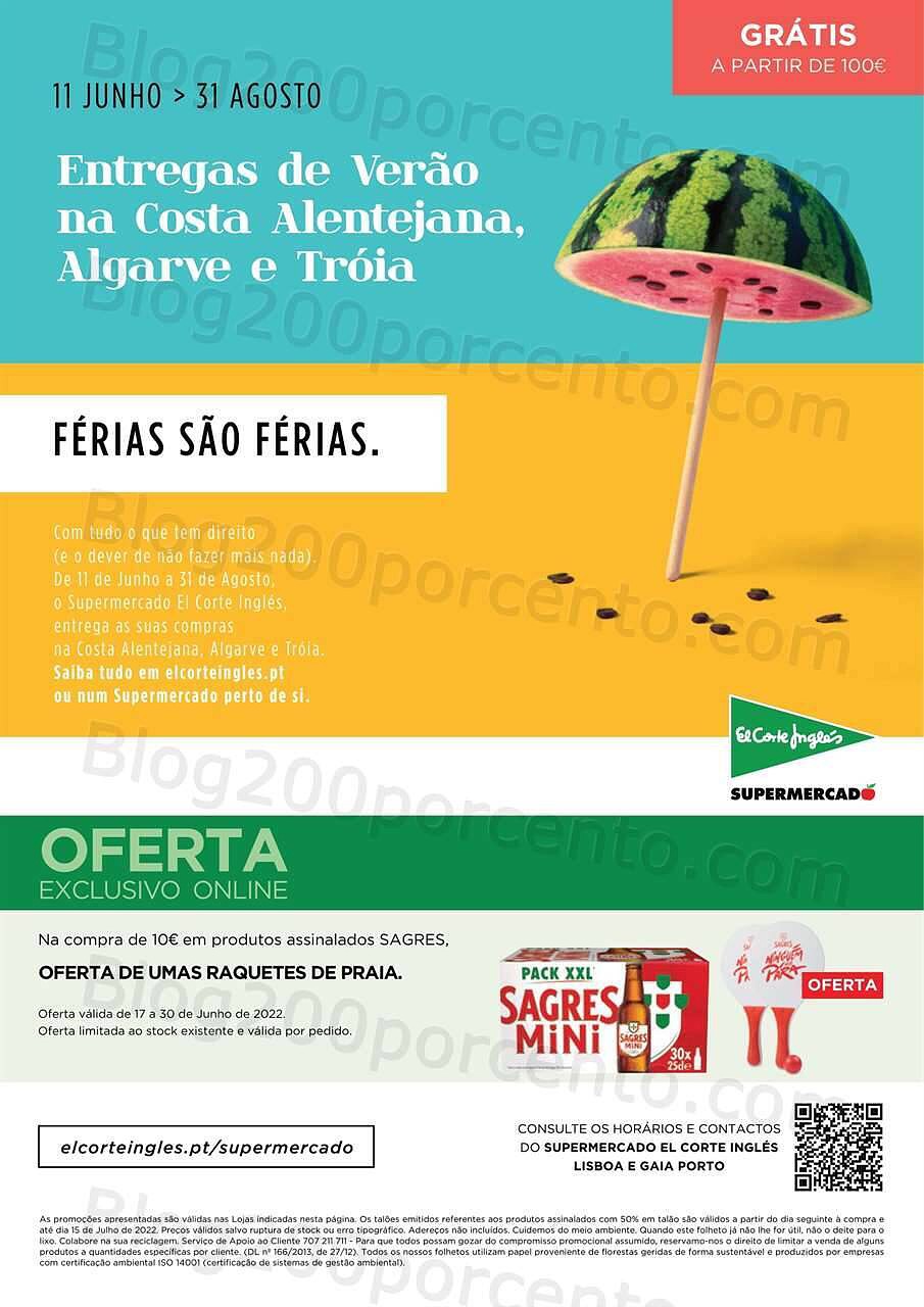 Antevisão Folheto EL CORTE INGLÉS Promoções de 17 a 30 junho
