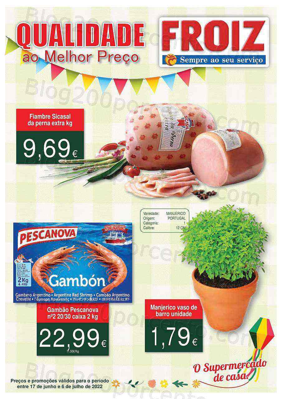 Antevisão Folheto FROIZ Promoções de 17 junho a 6 julho