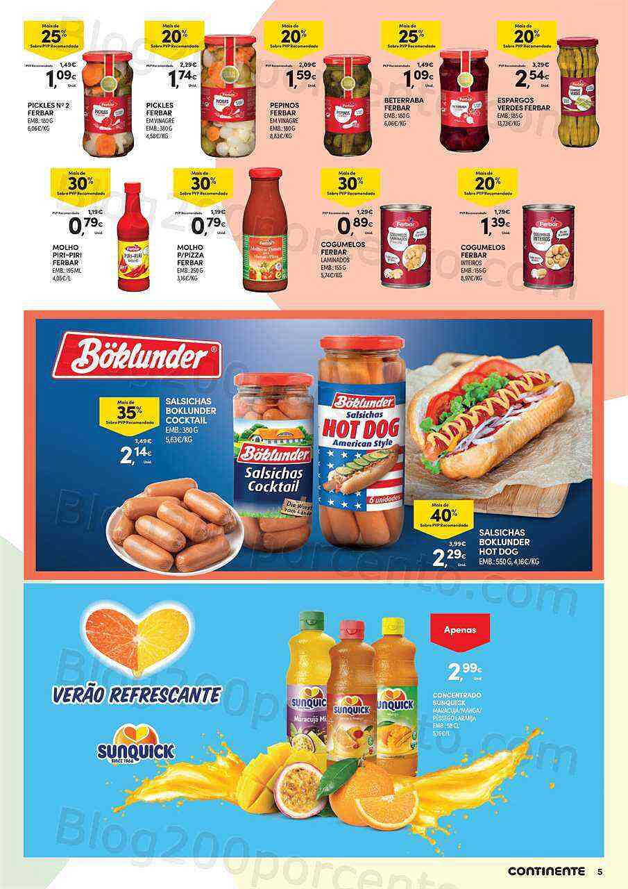 Antevisão Folheto CONTINENTE Promoções de 9 a 22 junho