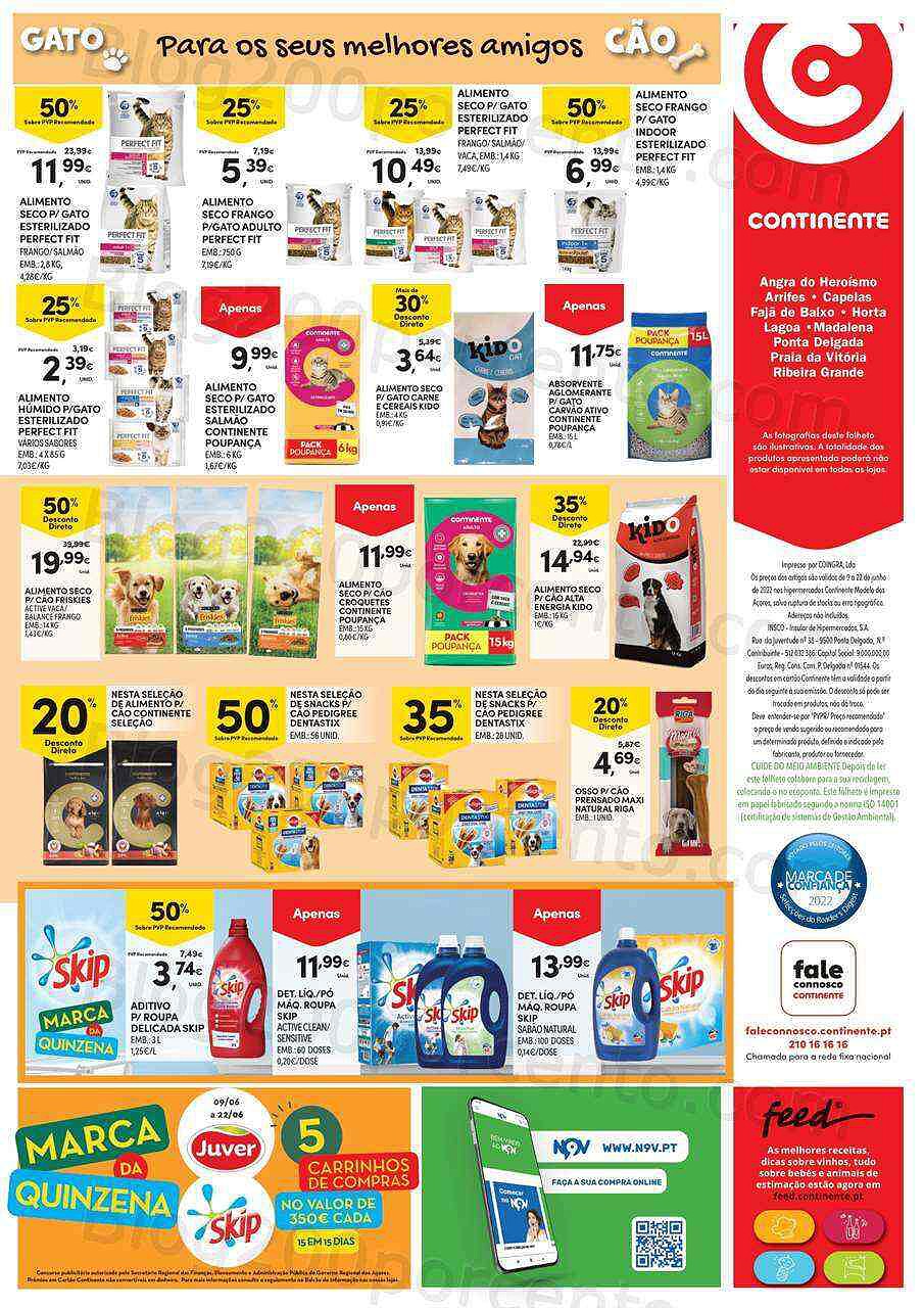 Antevisão Folheto CONTINENTE Promoções de 9 a 22 junho