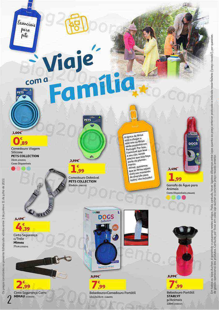 Antevisão Folheto AUCHAN Especial Viagens Promoções até 31 julho