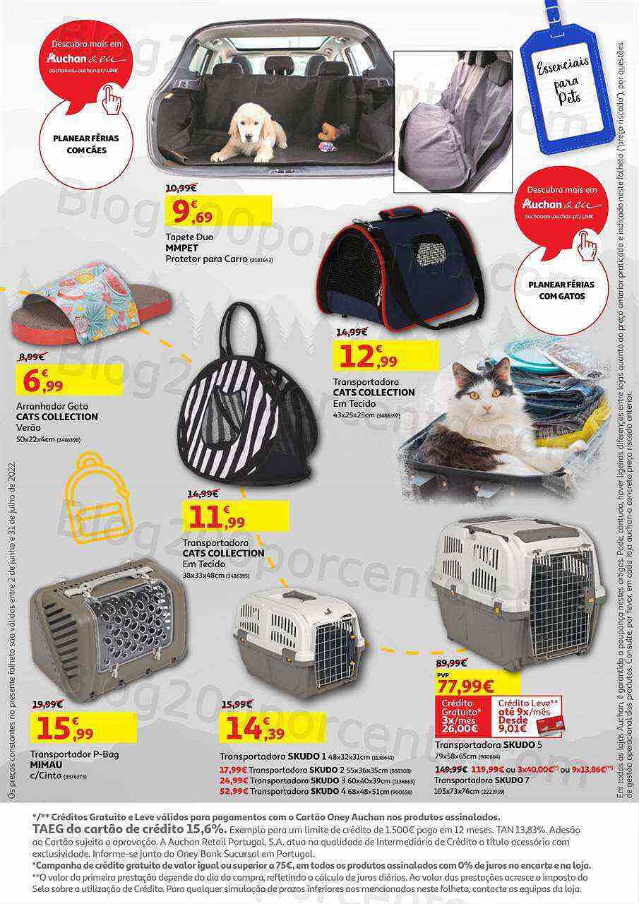 Antevisão Folheto AUCHAN Especial Viagens Promoções até 31 julho