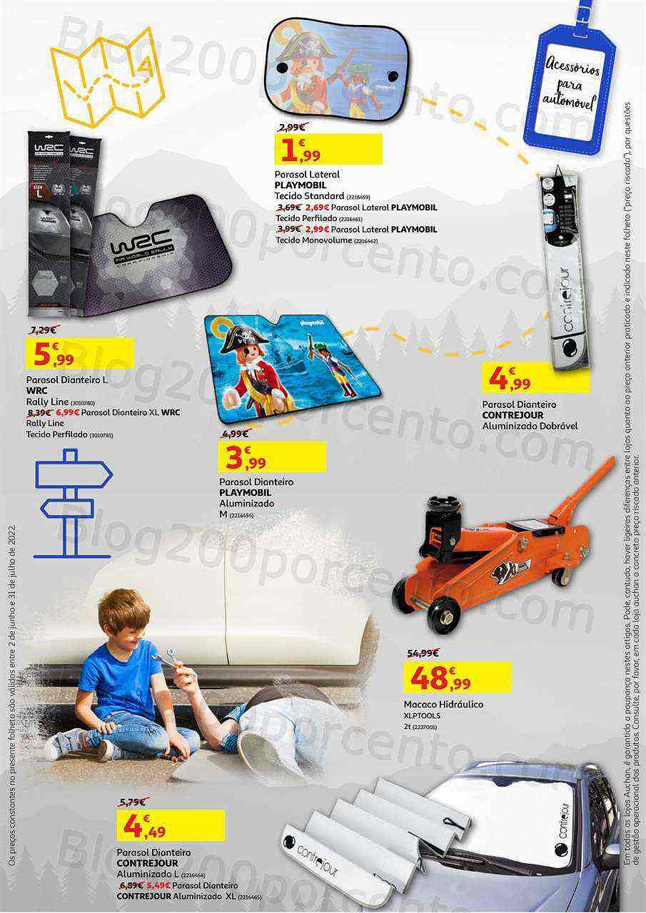 Antevisão Folheto AUCHAN Especial Viagens Promoções até 31 julho