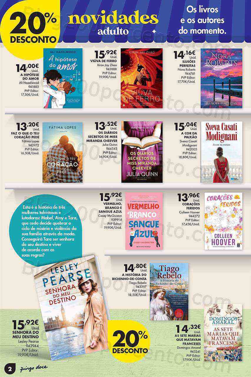 Antevisão Folheto PINGO DOCE Bazar Feira do Livro Promoções de 28 junho a 18 julho