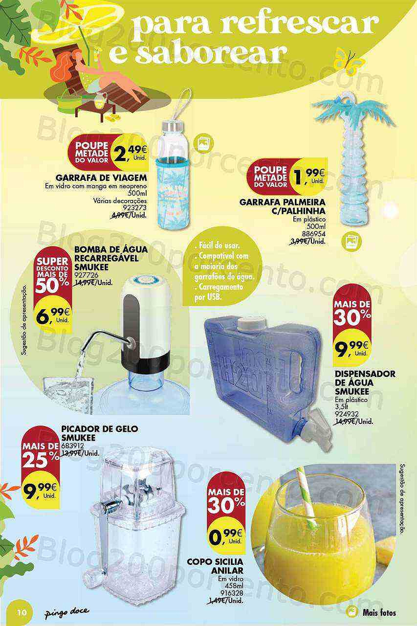 Antevisão Folheto PINGO DOCE Bazar Férias em Grande Promoções de 7 a 27 junho 
