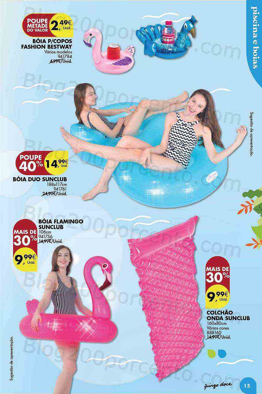Antevisão Folheto PINGO DOCE Bazar Férias em Grande Promoções de 7 a 27 junho 