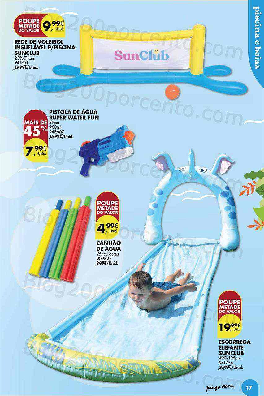 Antevisão Folheto PINGO DOCE Bazar Férias em Grande Promoções de 7 a 27 junho 
