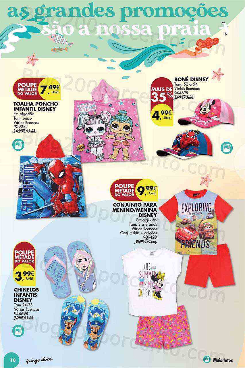Antevisão Folheto PINGO DOCE Bazar Férias em Grande Promoções de 7 a 27 junho 