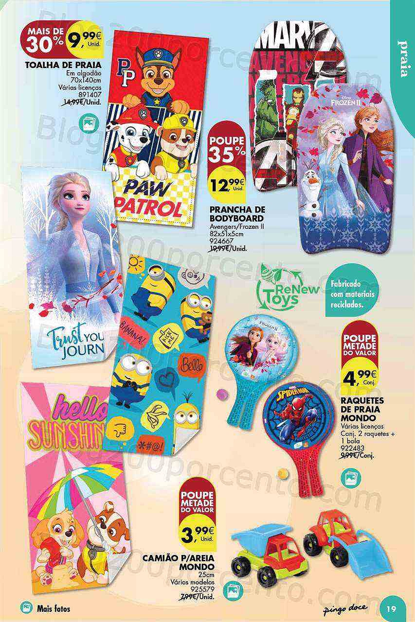 Antevisão Folheto PINGO DOCE Bazar Férias em Grande Promoções de 7 a 27 junho 